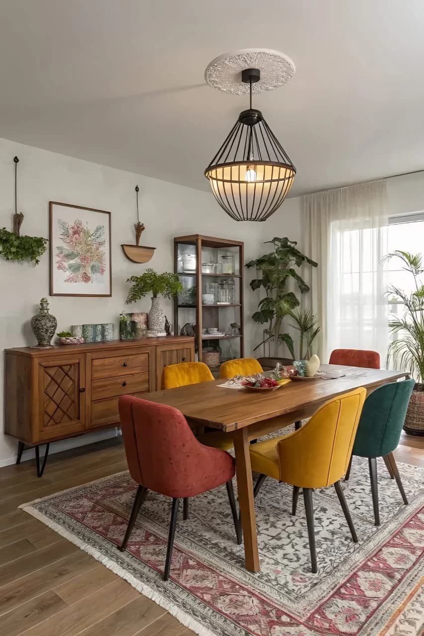 Colorful Dining Room